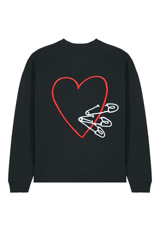Sweatshirt Oversize Brodé "Pins"