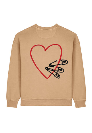 Sweatshirt Oversize Brodé "Pins"