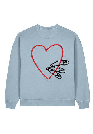 Sweatshirt Oversize Brodé "Pins"