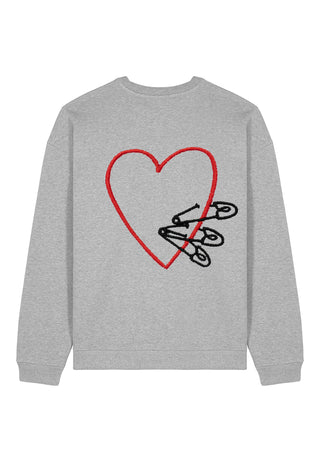 Sweatshirt Oversize Brodé "Pins"