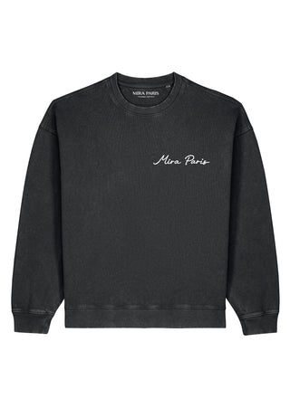 Sweatshirt Oversize Brodé "Coeur Pins"