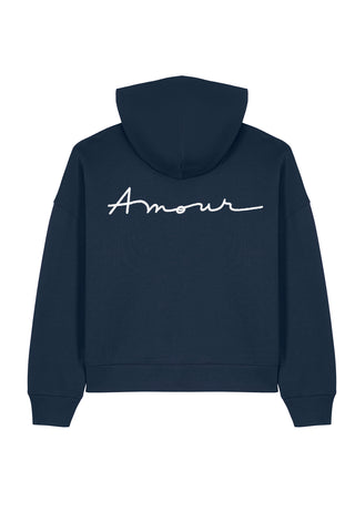 Hoodie Boxy Brodé "Amour"