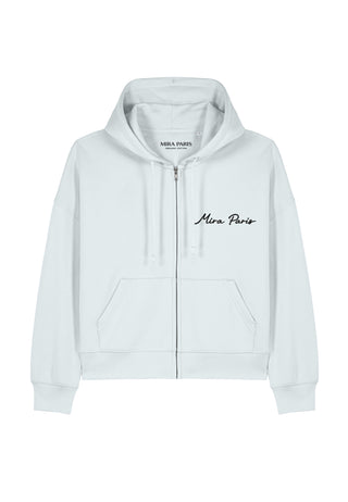 Hoodie Boxy à Zip Essential