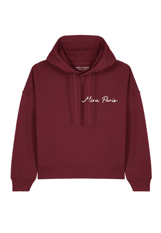 Hoodie Boxy Brodé "Amour"