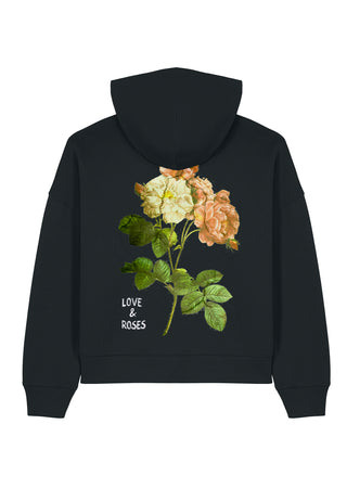 Hoodie Boxy "Roses"