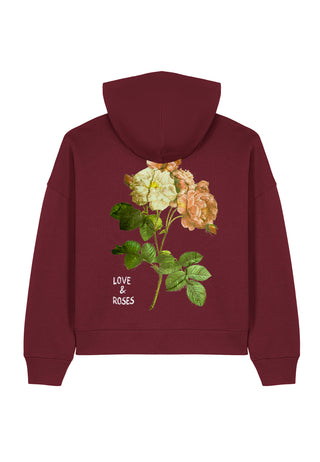 Hoodie Boxy "Roses"
