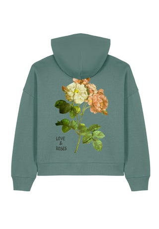 Hoodie Boxy "Roses"