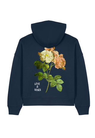 Hoodie Boxy "Roses"