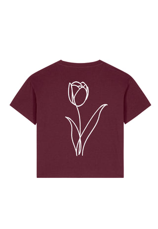 T-shirt Boxy "Fleur"