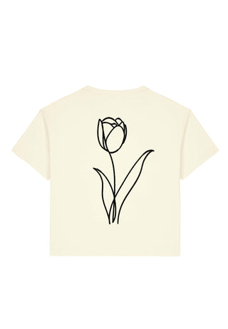 T-shirt Boxy "Fleur"