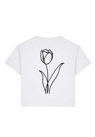 T-shirt Boxy "Fleur"