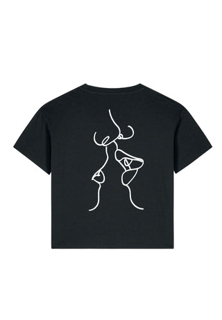 T-shirt Boxy "Kiss"