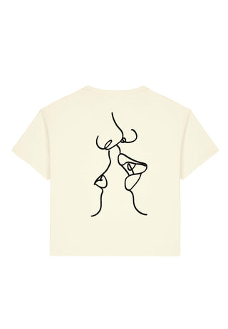 T-shirt Boxy "Kiss"