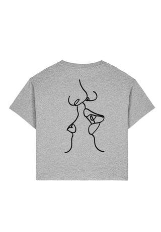 T-shirt Boxy "Kiss"