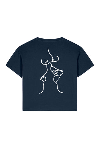 T-shirt Boxy "Kiss"