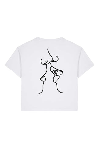 T-shirt Boxy "Kiss"