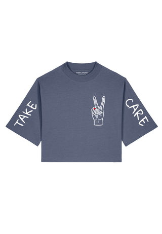 T-shirt Boxy "Take Care"