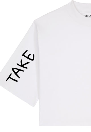T-shirt Boxy "Take Care"