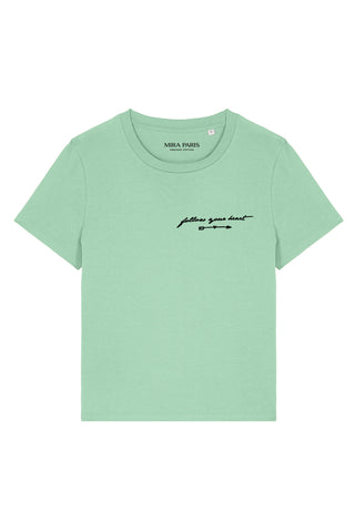 T-shirt Classic Brodé "Follow Your Heart"