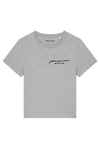 T-shirt Classic Brodé "Follow Your Heart"