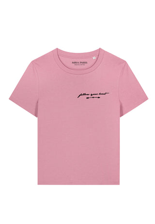 T-shirt Classic Brodé "Follow Your Heart"