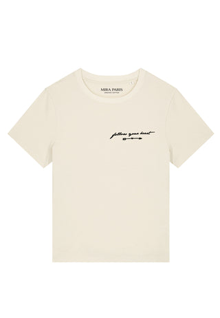 T-shirt Classic Brodé "Follow Your Heart"