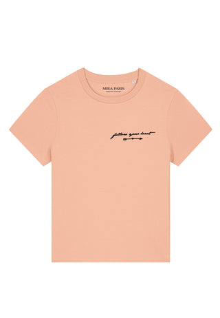 T-shirt Classic Brodé "Follow Your Heart"