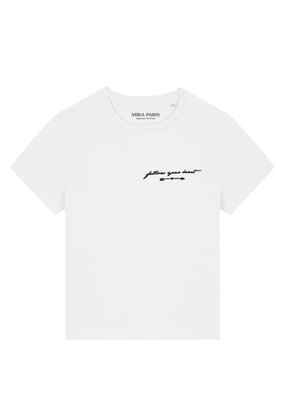 T-shirt Classic Brodé "Follow Your Heart"