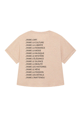 T-shirt Oversize "J'aime Mira"