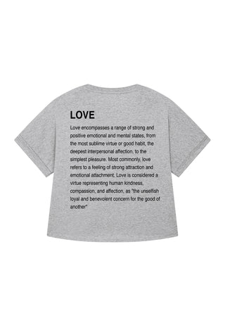 T-shirt Oversize "Love Definition"