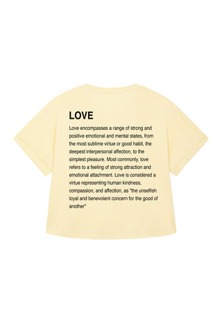 T-shirt Oversize "Love Definition"