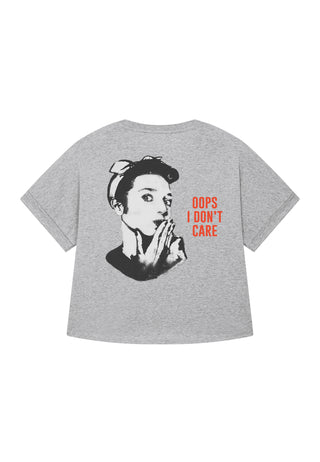 T-shirt Oversize "Oops I Don't Care"