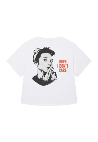 T-shirt Oversize "Oops I Don't Care"