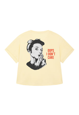 T-shirt Oversize "Oops I Don't Care"