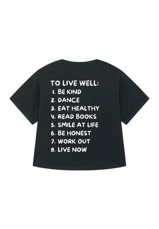 T-shirt Oversize "To Live Well"