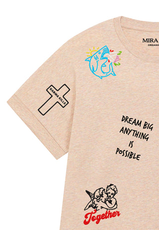T-shirt Oversize "Tattoo Be Kind"