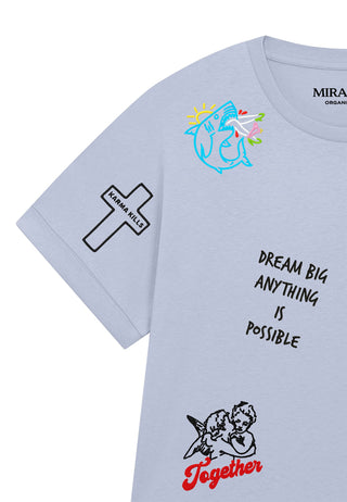 T-shirt Oversize "Tattoo Be Kind"