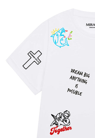 T-shirt Oversize "Tattoo Be Kind"