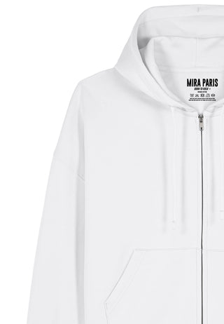 Cropped Hoodie à Zip Essentiel