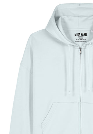 Cropped Hoodie à Zip Essentiel