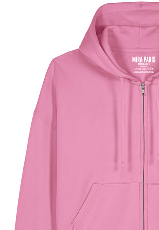 Cropped Hoodie à Zip Essentiel