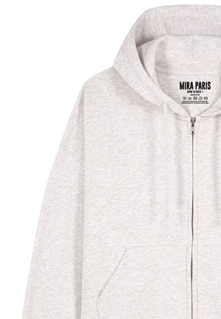 Cropped Hoodie à Zip Essentiel