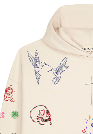 Hoodie Boxy "Flash Tattoo 1"