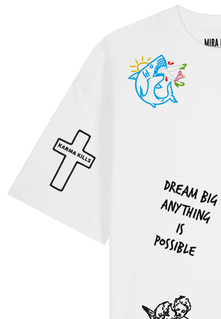 T-shirt Oversize "Tattoo Be Kind"