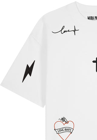 T-shirt Oversize "Tattoo Mi Amor"