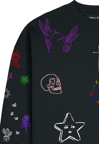Sweatshirt Boxy "Flash Tattoo 1"