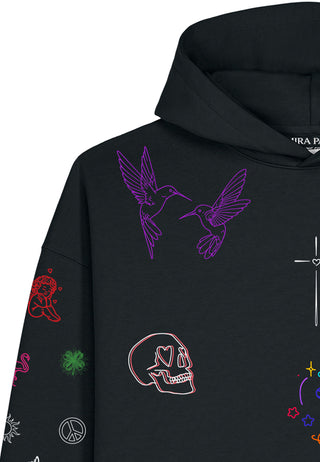 Hoodie Boxy "Flash Tattoo 1"