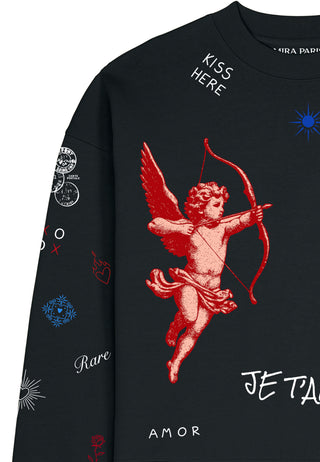 Sweatshirt Boxy "Flash Tattoo 2"