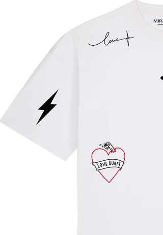 T-shirt Boxy "Tattoo Mi Amor"