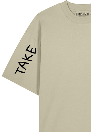 T-shirt Oversize "Take Care"